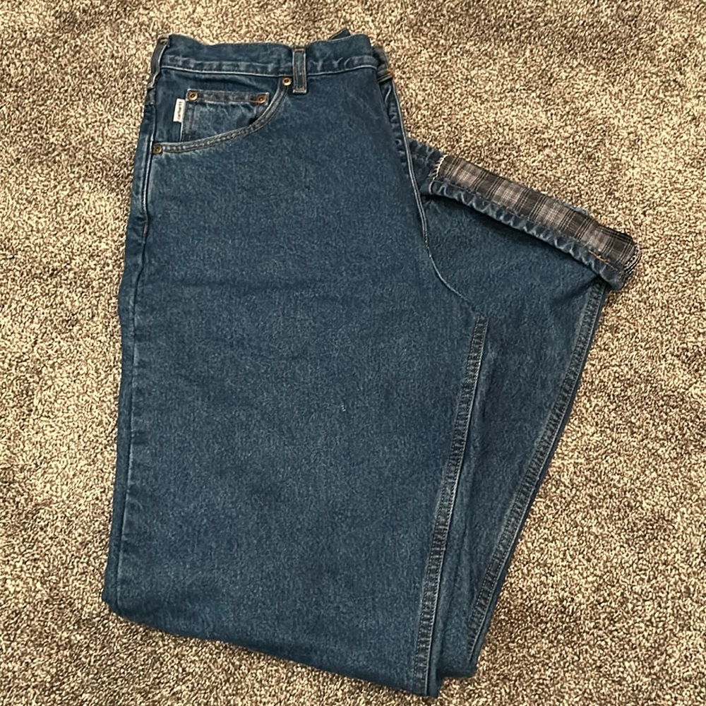Carhartt Fleece Lined Denim, Size 38x32